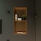 Alfi Brand 12" x 24" Brushed Gold PVD Stainless Steel Vertical Double Shelf Shower Niche ABNP1224-BG - alternate 1